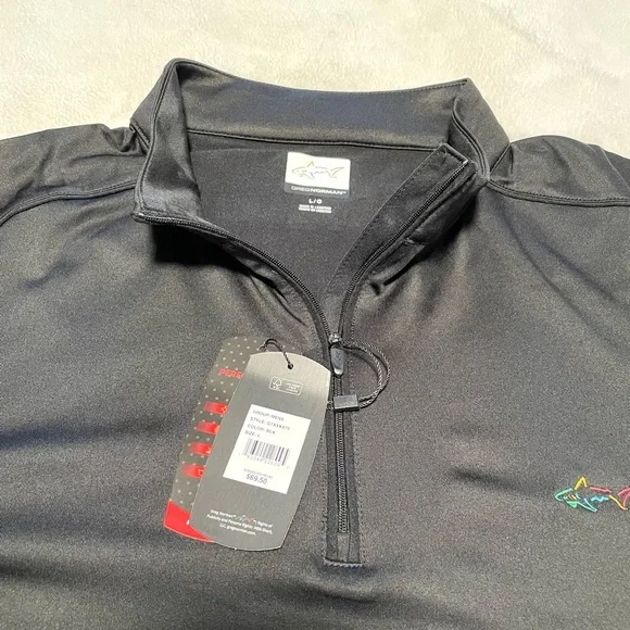 NWT Greg Norman Golf Performance 1/4-Zip Mock Pullover - Picture 10 of 11